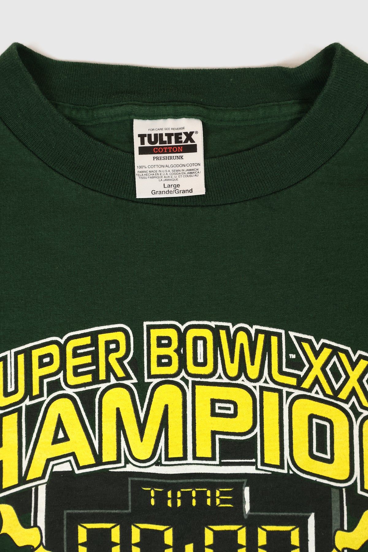 Vintage Green Bay Packers Super Bowl XXXI Champions Tee Image 2