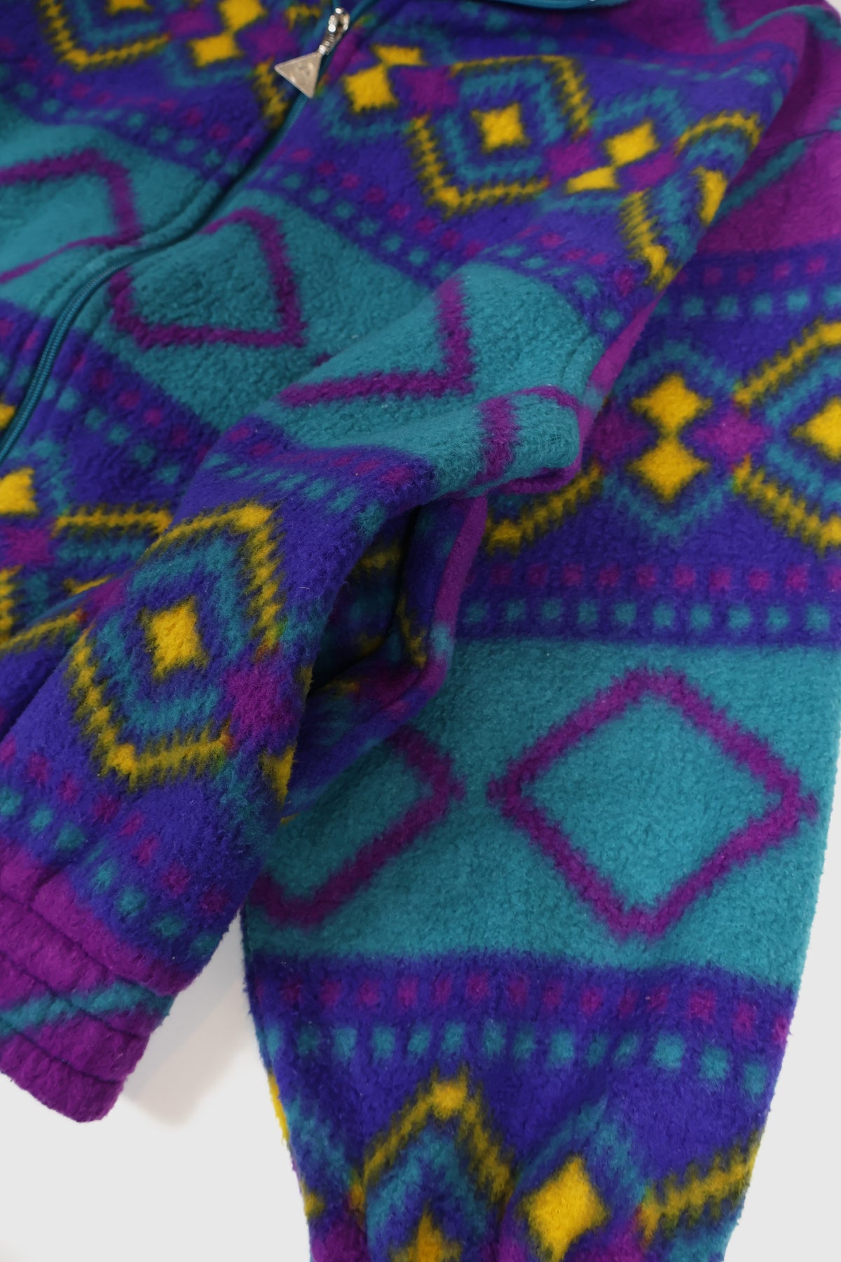 Vintage Full Zip Fleece Jacket Image 4