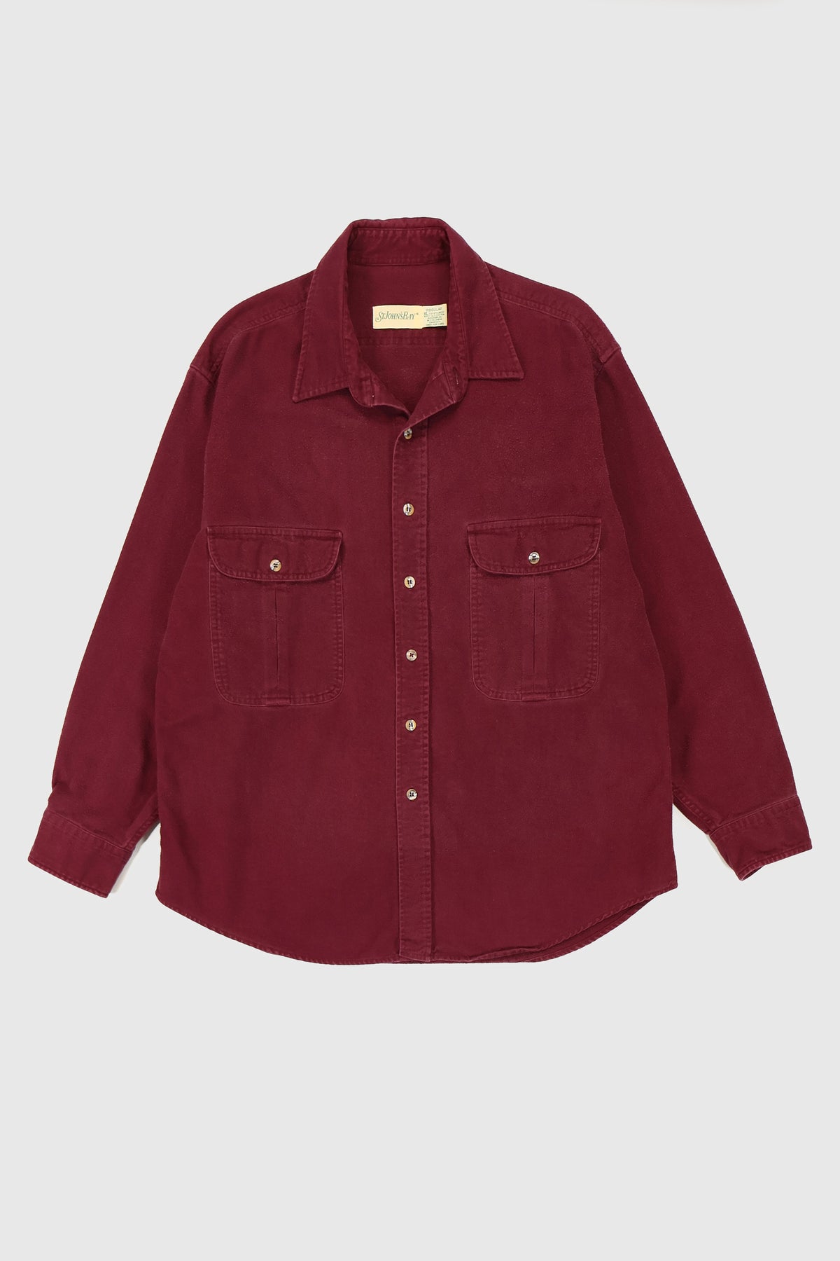 Vintage Heavyweight Flannel Button-Down Shirt Image 0