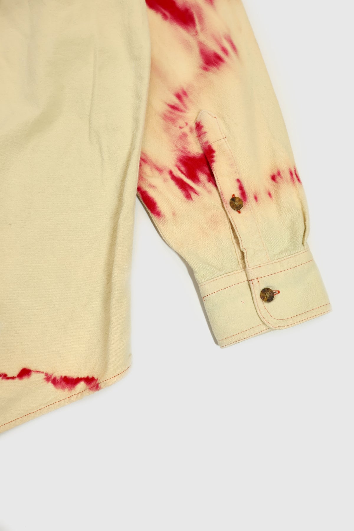 Vintage Woolrich Bleach Tech Flannel Button-Down Shirt Image 7
