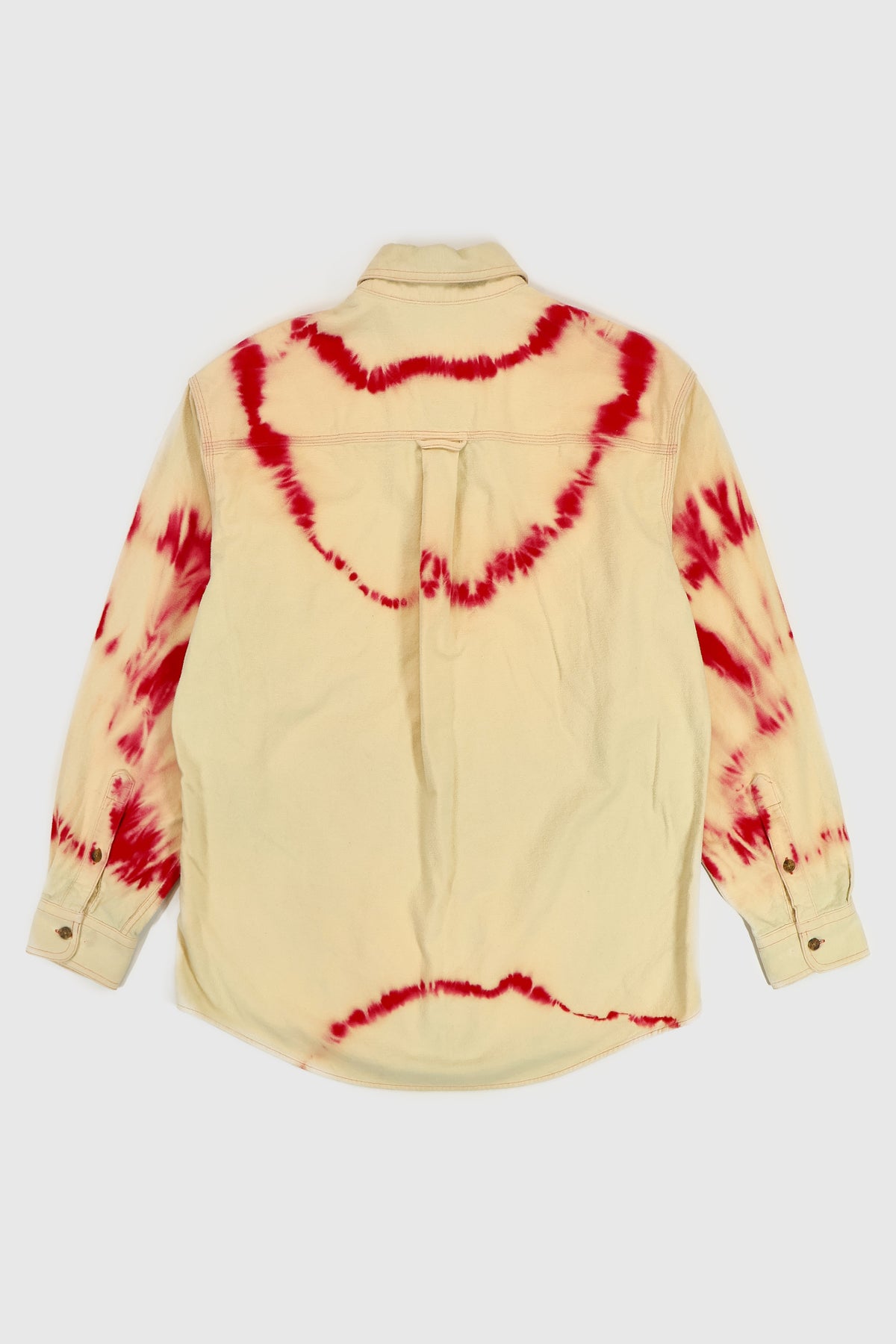 Vintage Woolrich Bleach Tech Flannel Button-Down Shirt Image 1