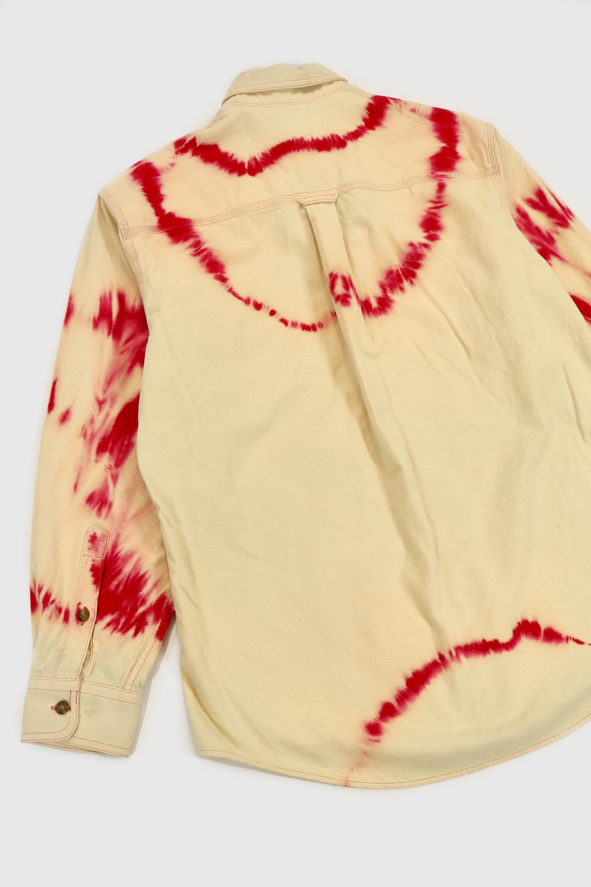 Vintage Woolrich Bleach Tech Flannel Button-Down Shirt Image 6