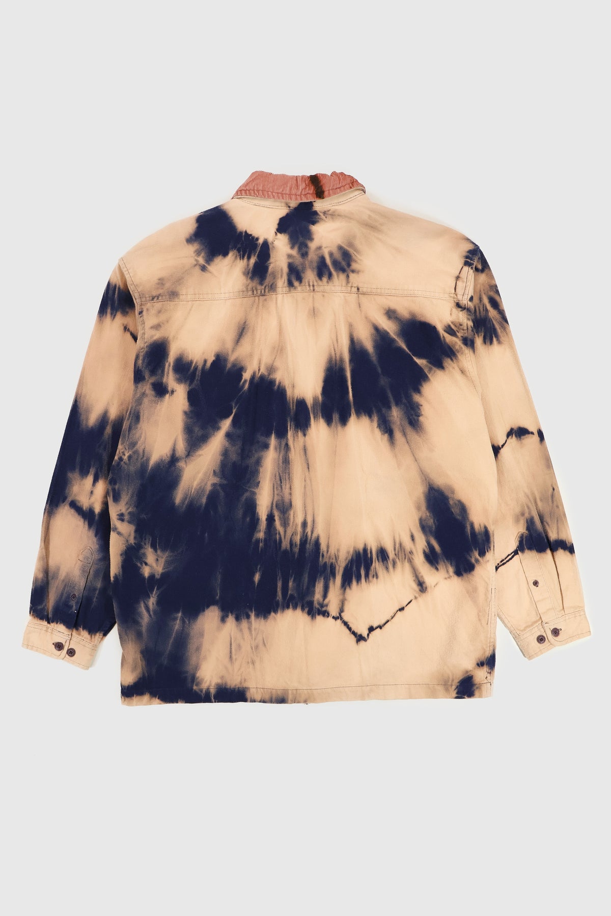 Vintage Full Zip Bleach Tech Flannel Shirt Image 1