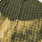 Vintage Green Plaid 50/50 Bleach Button-Down Shirt Image 2