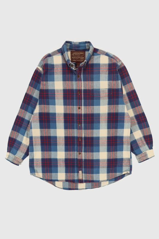 Vintage Abercrombie & Fitch Plaid Button-Down Shirt Image 0