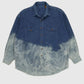 Vintage Heavyweight 50/50 Bleach Tech Flannel Button-Down Shirt Image 0