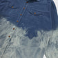 Vintage Heavyweight 50/50 Bleach Tech Flannel Button-Down Shirt Image 2