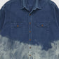 Vintage Heavyweight 50/50 Bleach Tech Flannel Button-Down Shirt Image 3