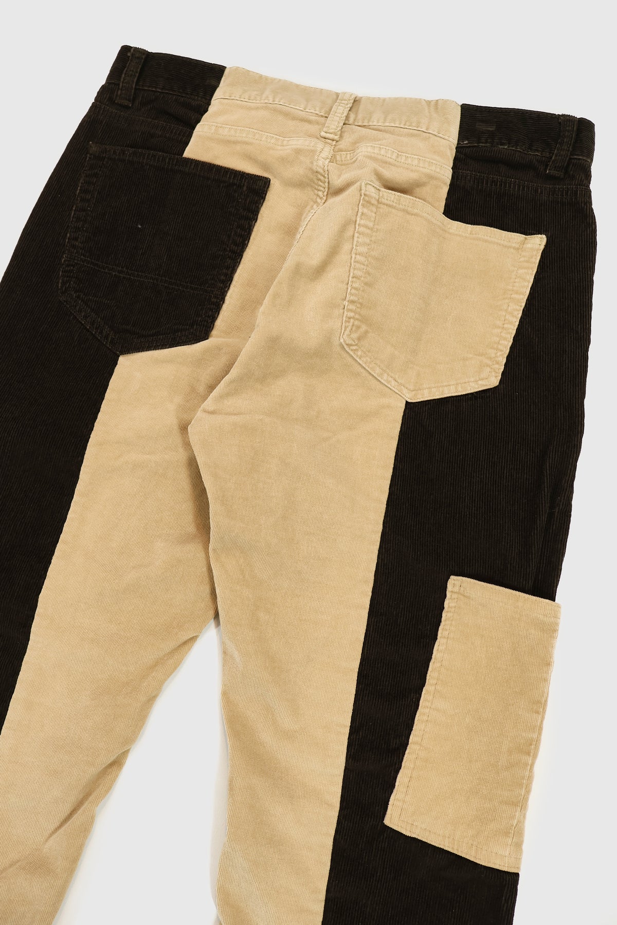 Reworked Corduroy Spliced Pants Image 4