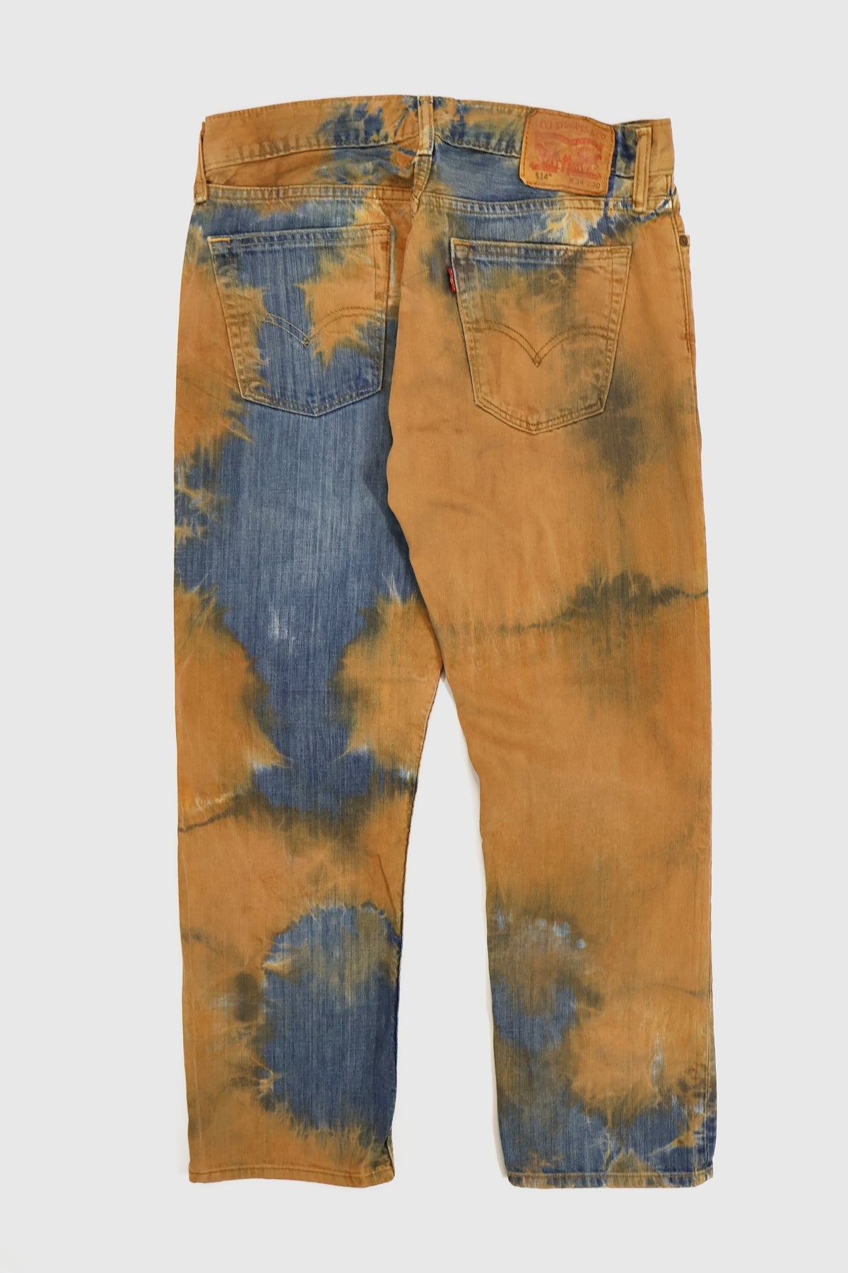 Vintage Levi's 514 Straight Fit Dye Tech Jeans Image 1
