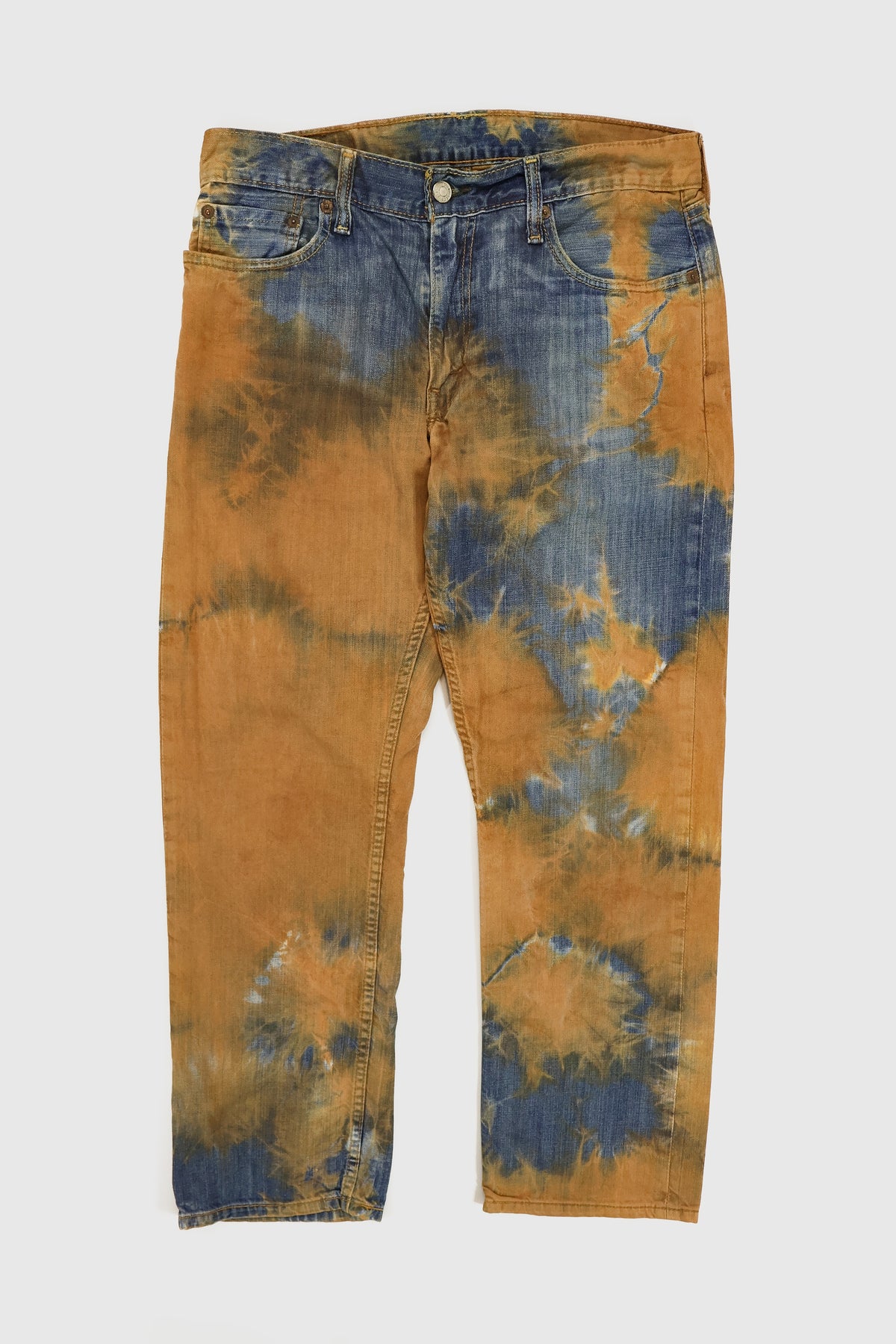 Vintage Levi's 514 Straight Fit Dye Tech Jeans Image 0