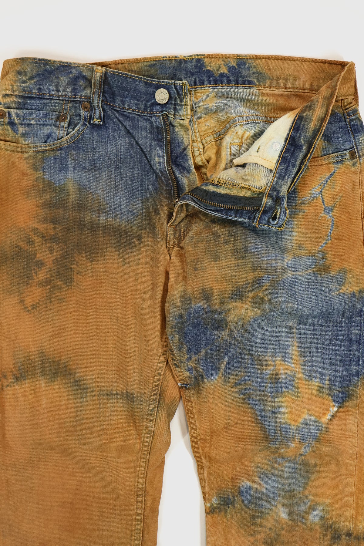 Vintage Levi's 514 Straight Fit Dye Tech Jeans Image 3