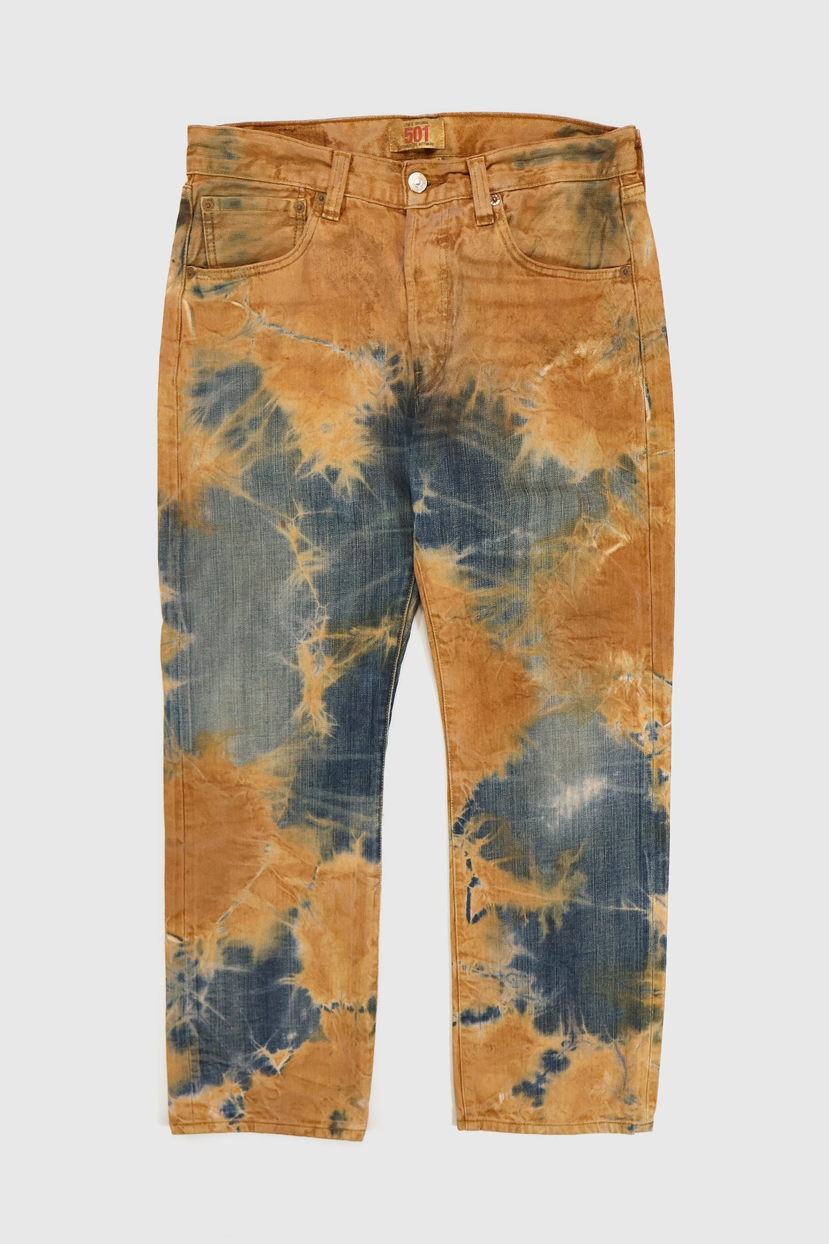 Vintage Levi's 501 Button-Fly Dye Tech Jeans Image 0