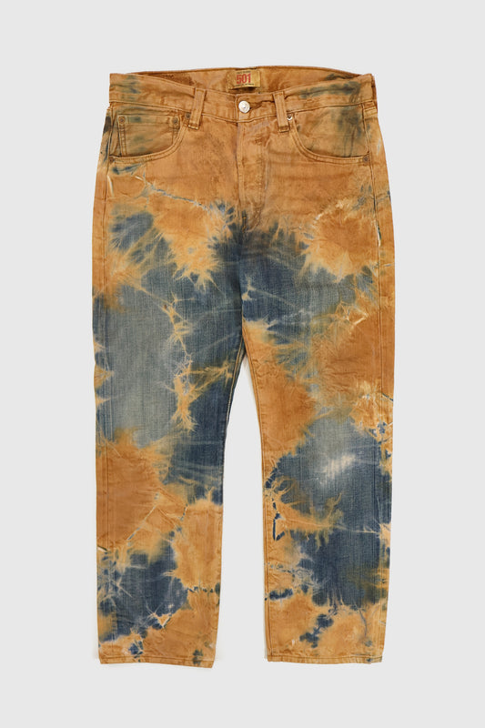 Vintage Levi's 501 Button-Fly Dye Tech Jeans Image 0