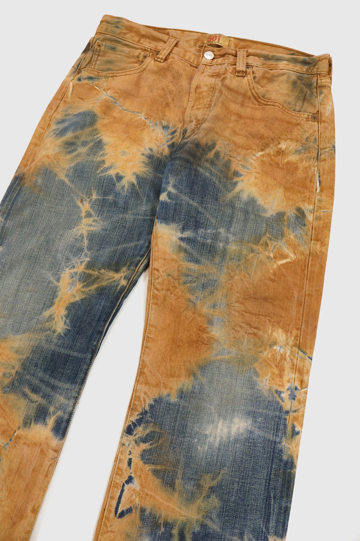 Vintage Levi's 501 Button-Fly Dye Tech Jeans Image 2