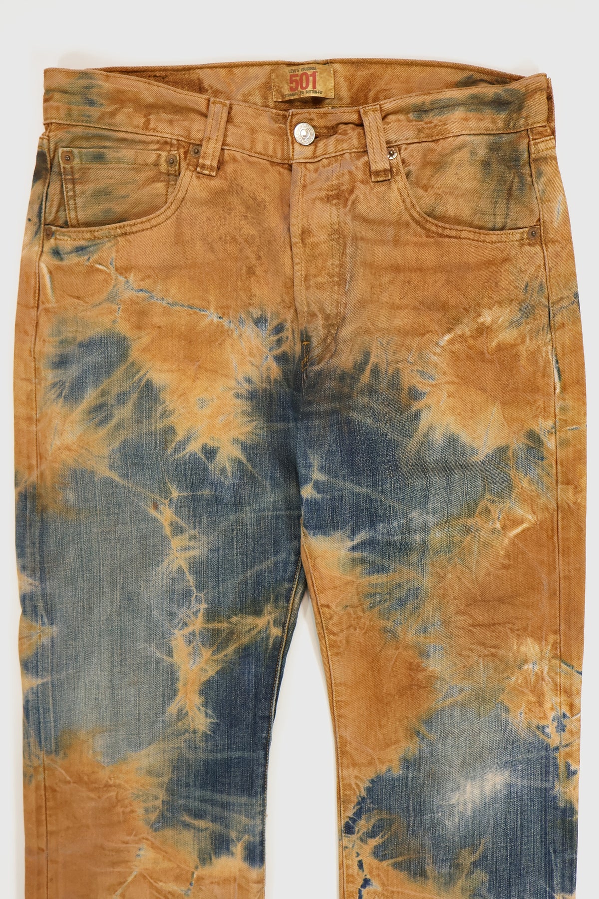Vintage Levi's 501 Button-Fly Dye Tech Jeans Image 5