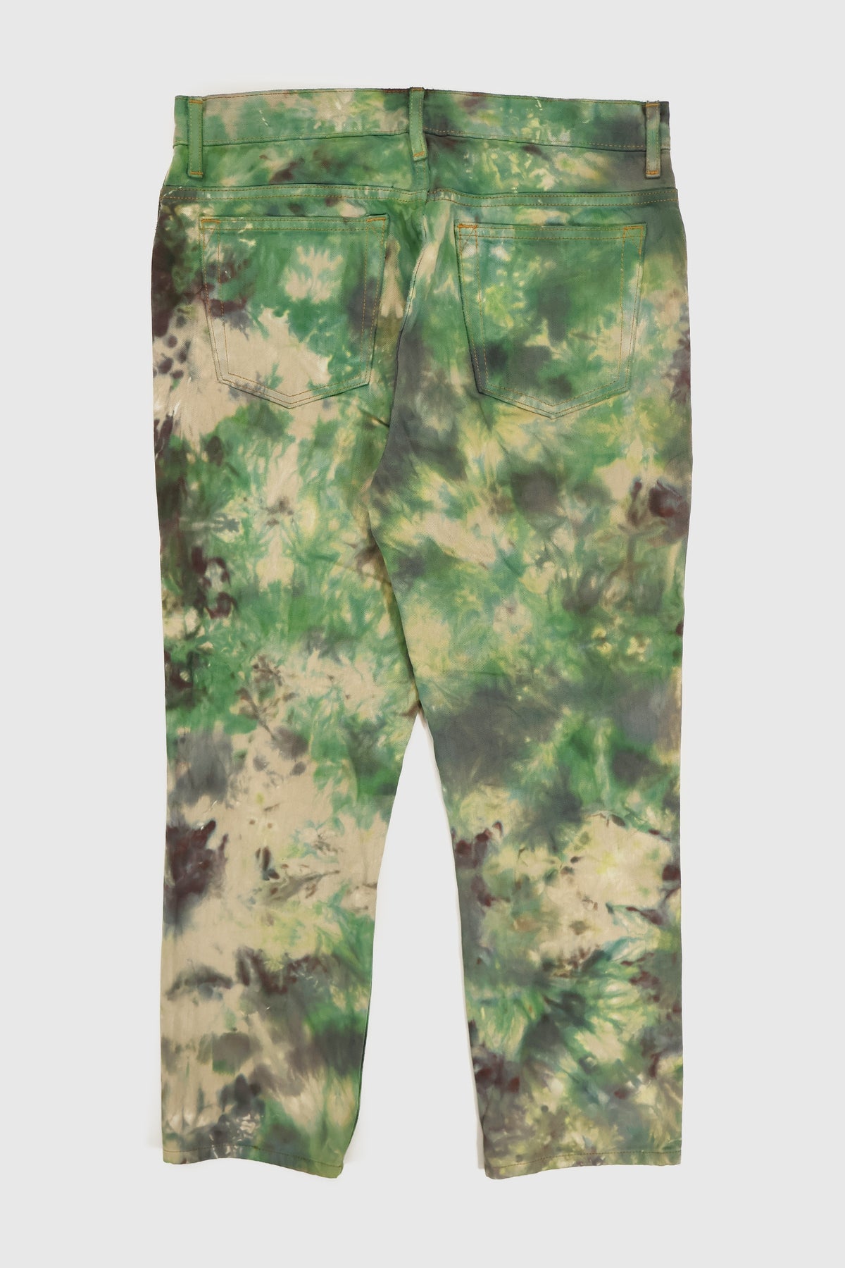 Vintage Green Dye Tech Straight Fit Jeans Image 2