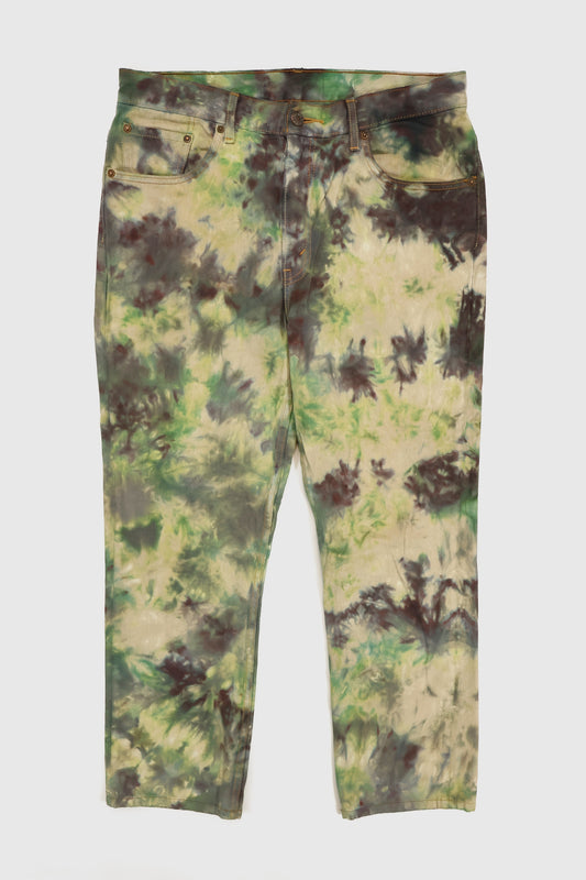 Vintage Green Dye Tech Straight Fit Jeans Image 0