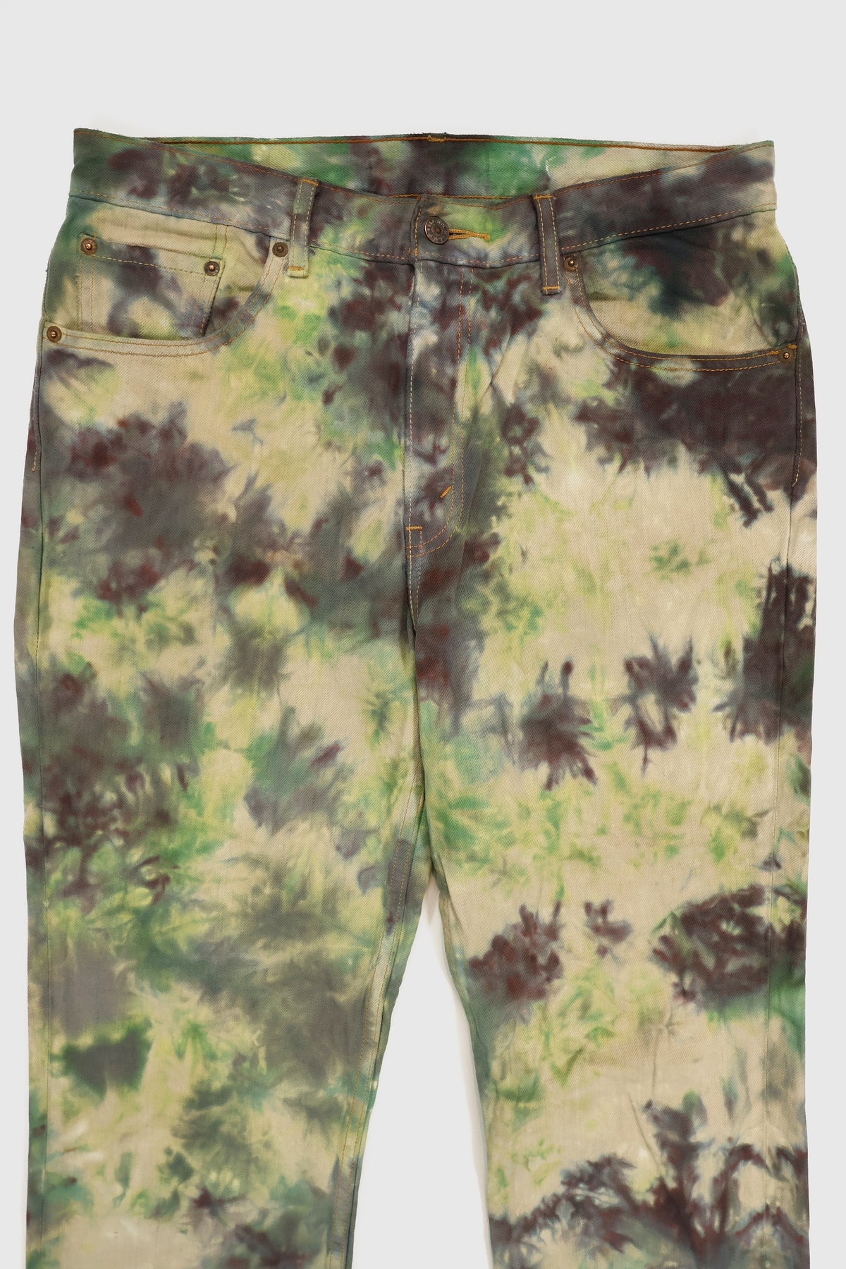 Vintage Green Dye Tech Straight Fit Jeans Image 5