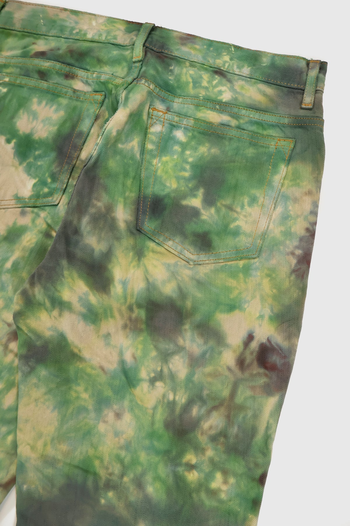 Vintage Green Dye Tech Straight Fit Jeans Image 4