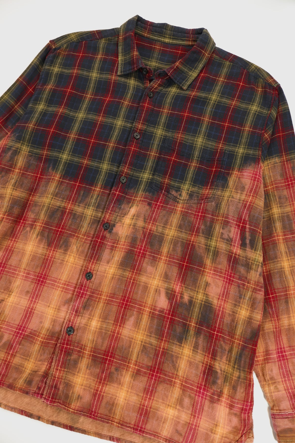 Vintage 50/50 Bleach Tech Button-Down Shirt Image 2