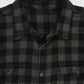 Vintage Black Plaid 50/50 Bleach Tech Button-Down Shirt Image 2
