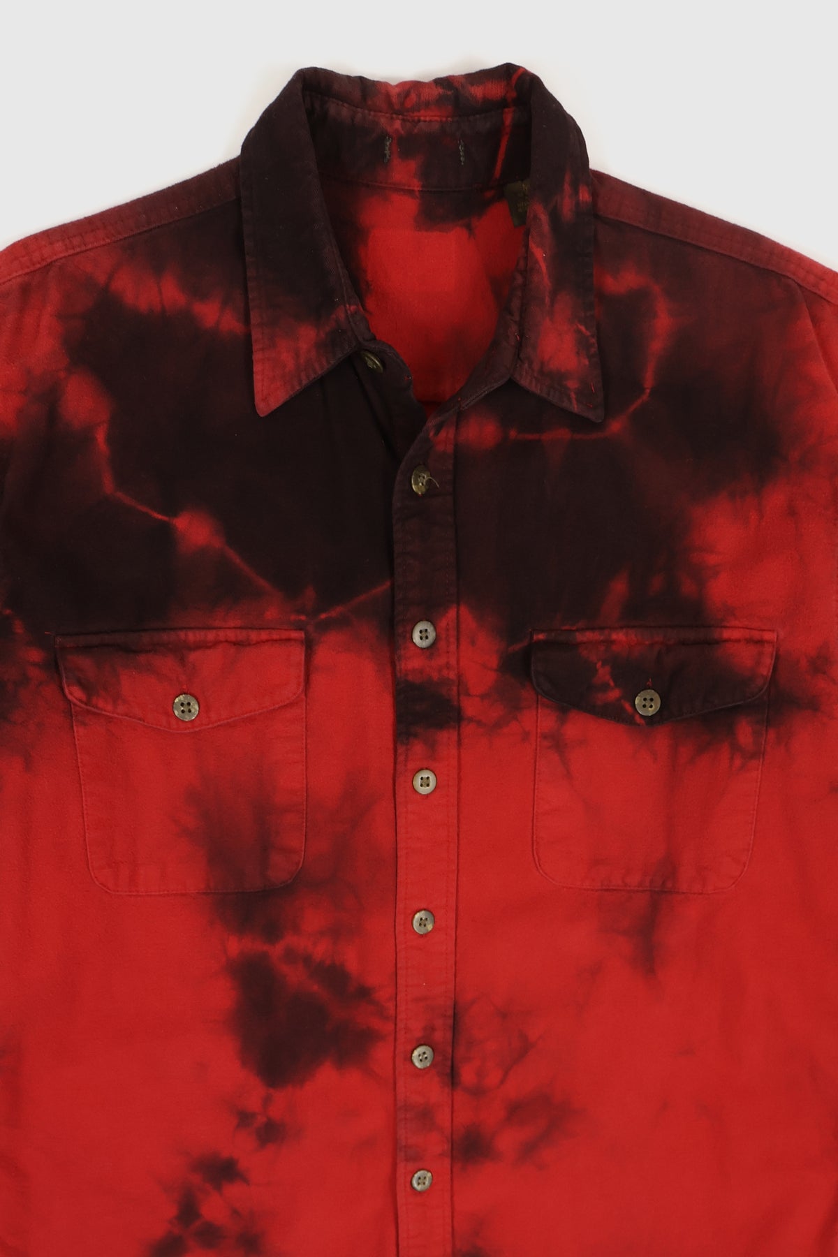Vintage Dye Tech Flannel Button-Down Shirt Image 2