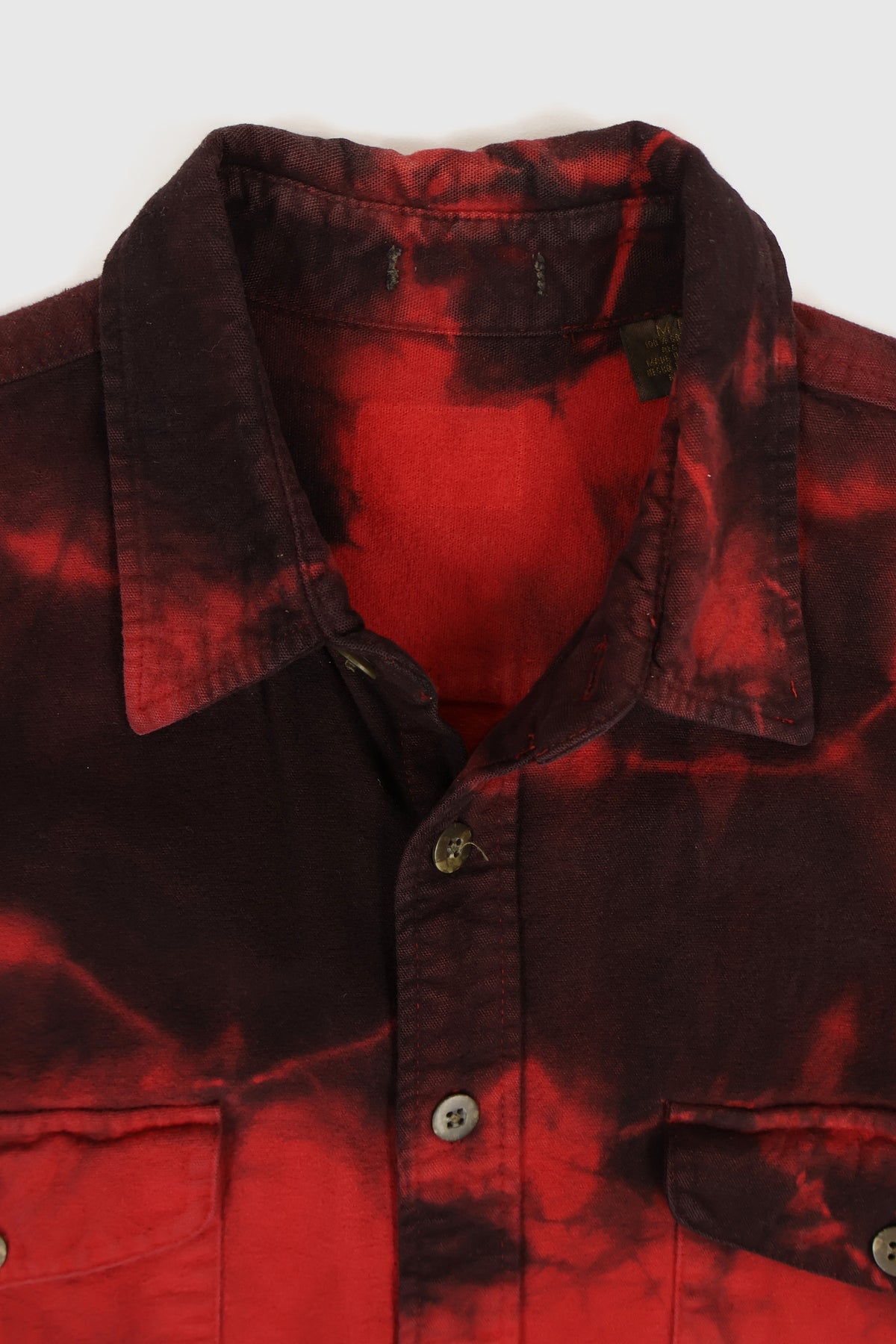 Vintage Dye Tech Flannel Button-Down Shirt Image 3