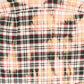 Vintage Y2K Eddie Bauer Bleach Tech Plaid Flannel Button-Down Shirt Image 4