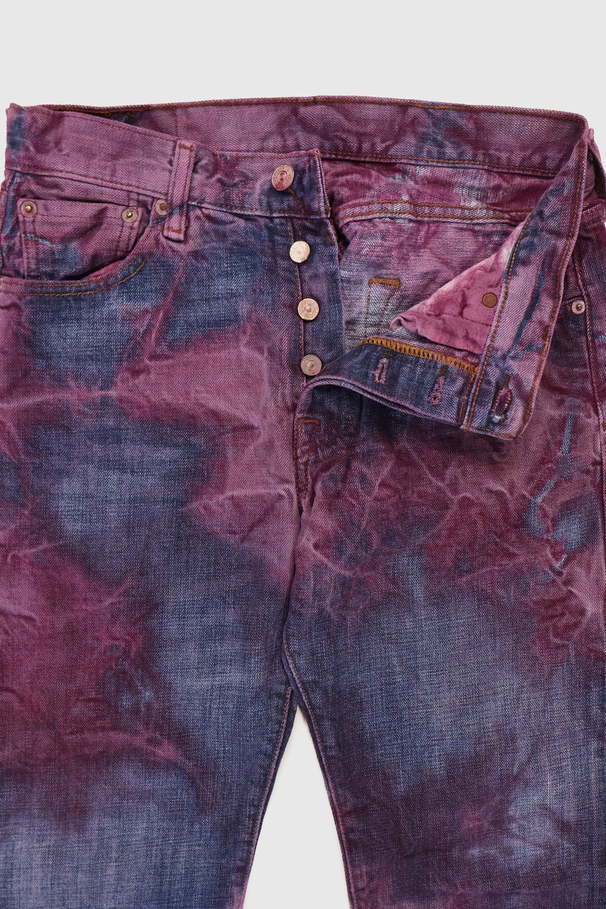 Vintage Levi's Dye Tech 501 Button-Fly Jeans Image 3