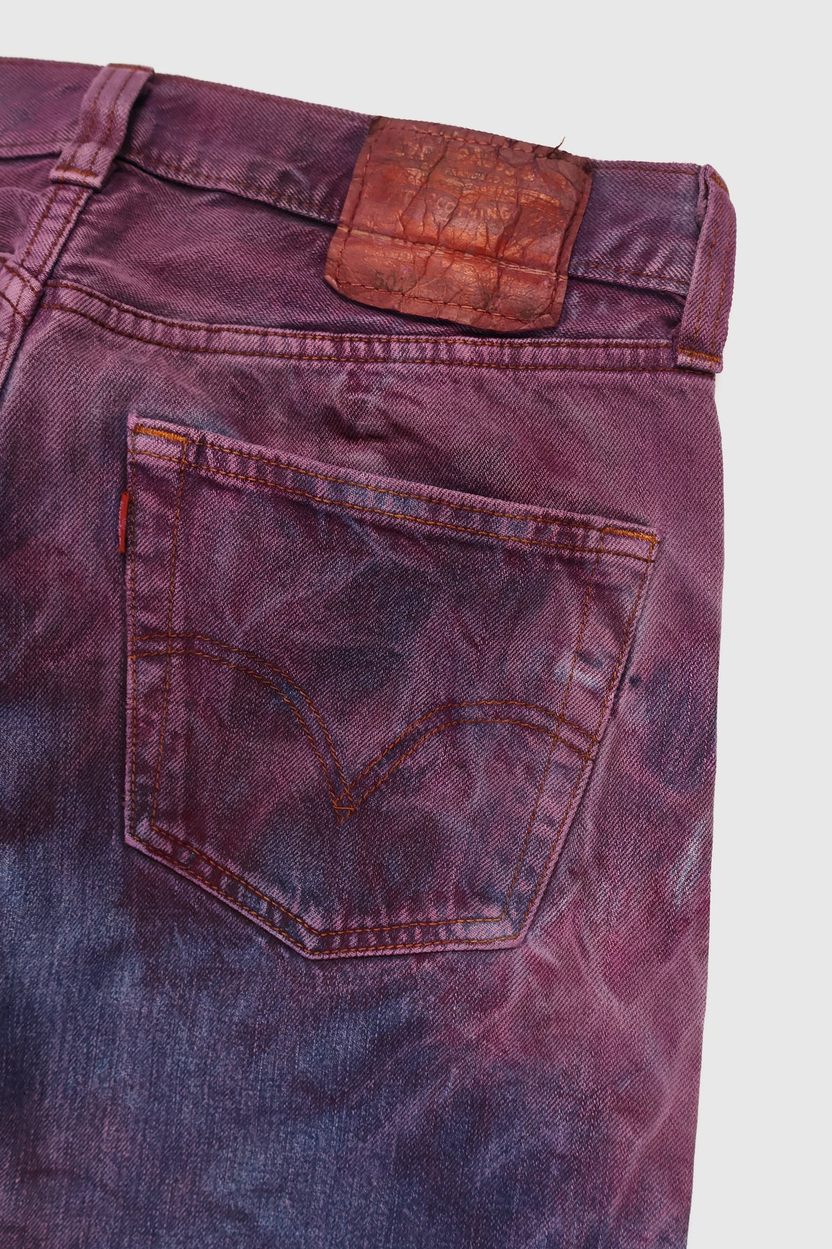 Vintage Levi's Dye Tech 501 Button Fly Jeans Image 4