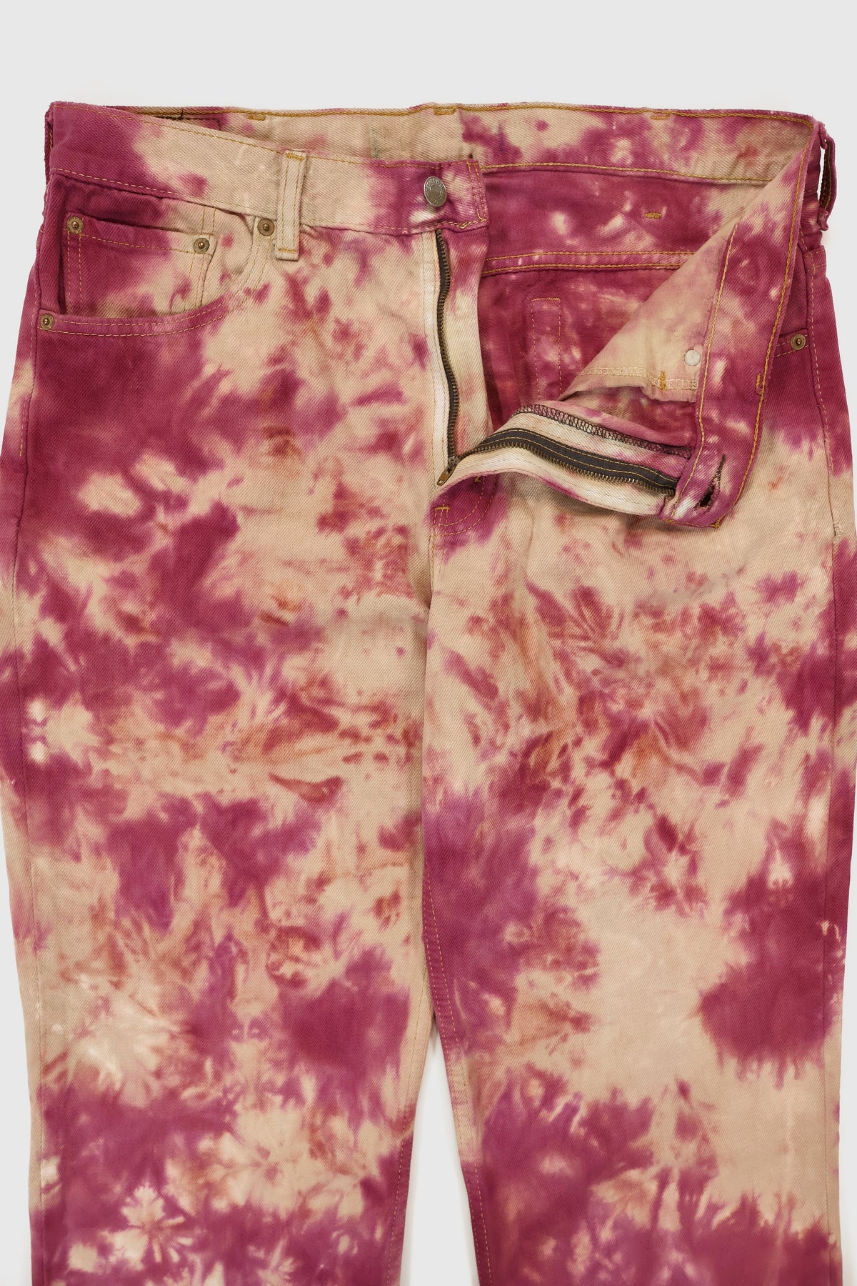 Vintage Levi's Red Dye Tech 516 Straight Fit Jeans Image 3