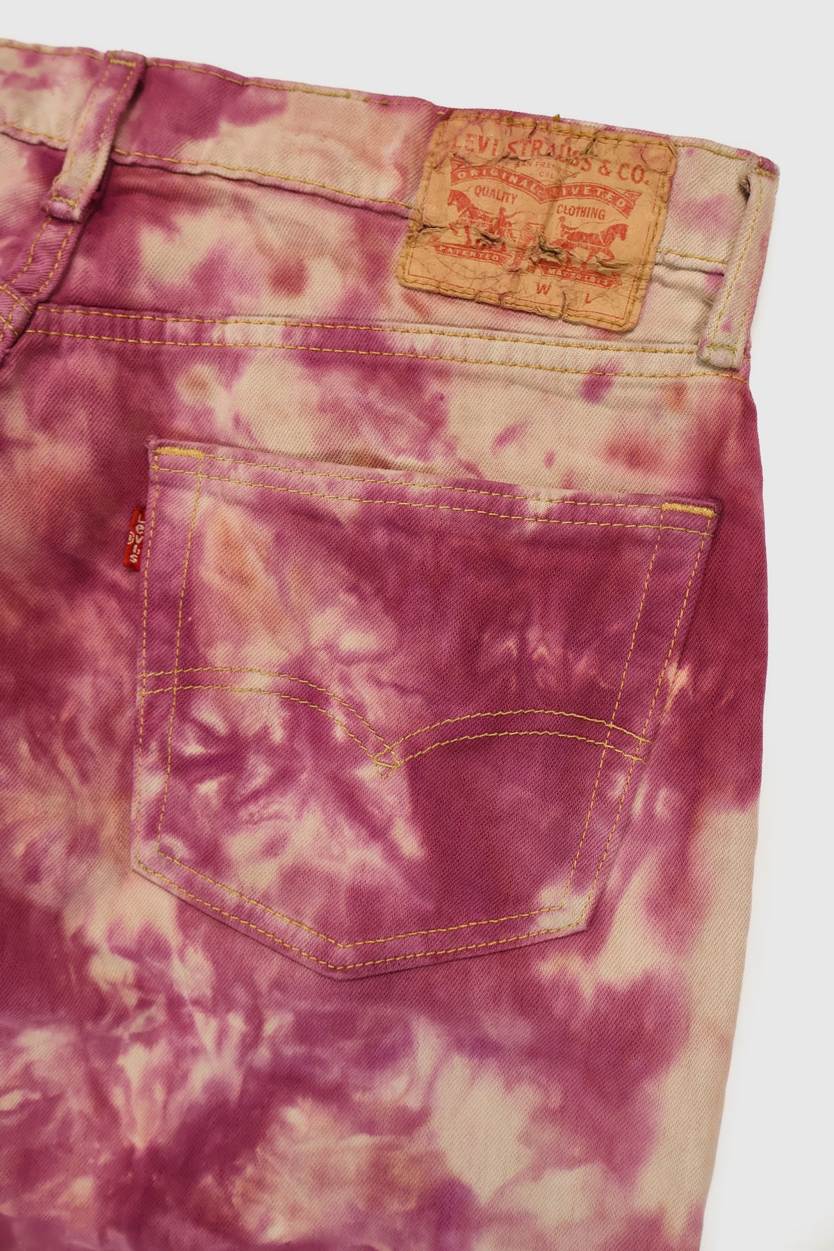 Vintage Levi's Dye Tech Jeans Image 5