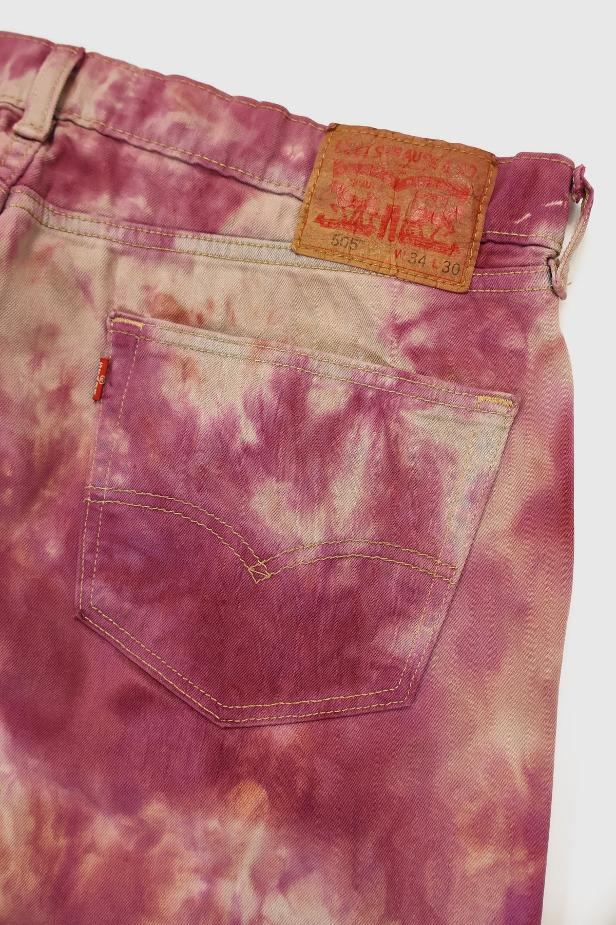 Vintage Levi's Dye Tech 505 Straight Fit Jeans Image 5