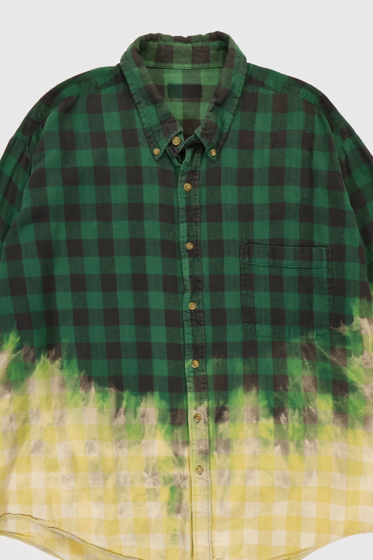 Vintage Bleached Button-Down Shirt Image 4