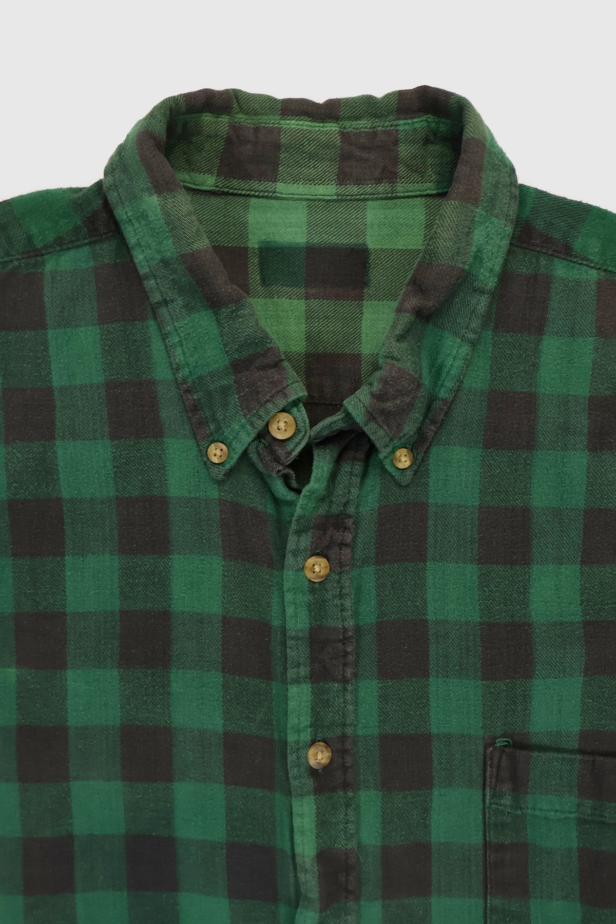 Vintage Bleached Button-Down Shirt Image 3