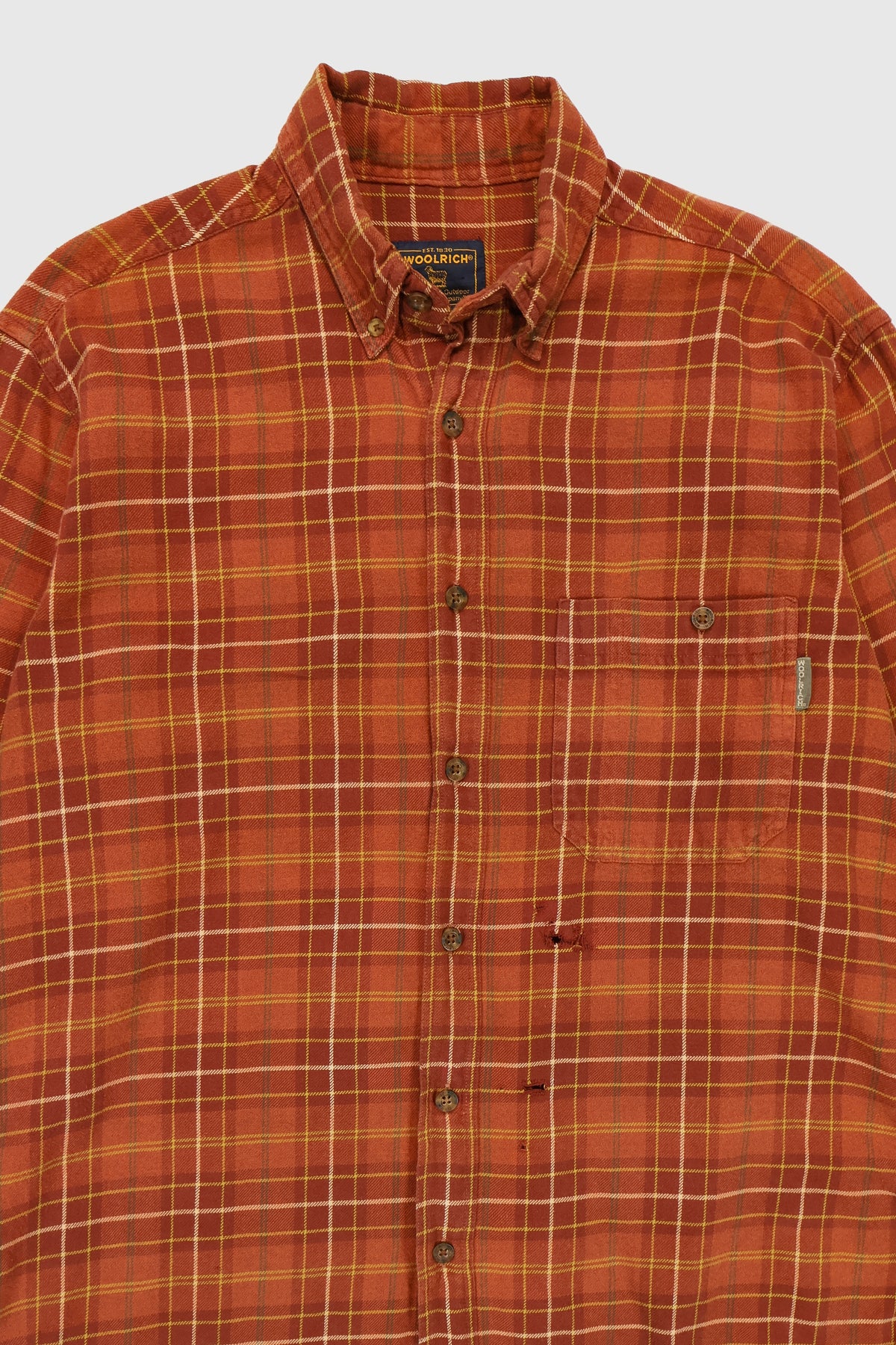 Vintage Woolrich Plaid Button-Down Shirt Image 1