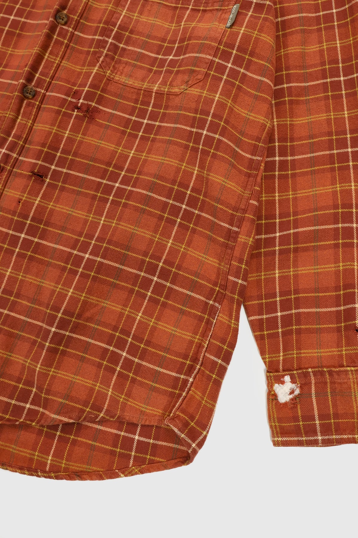 Vintage Woolrich Plaid Button-Down Shirt Image 4