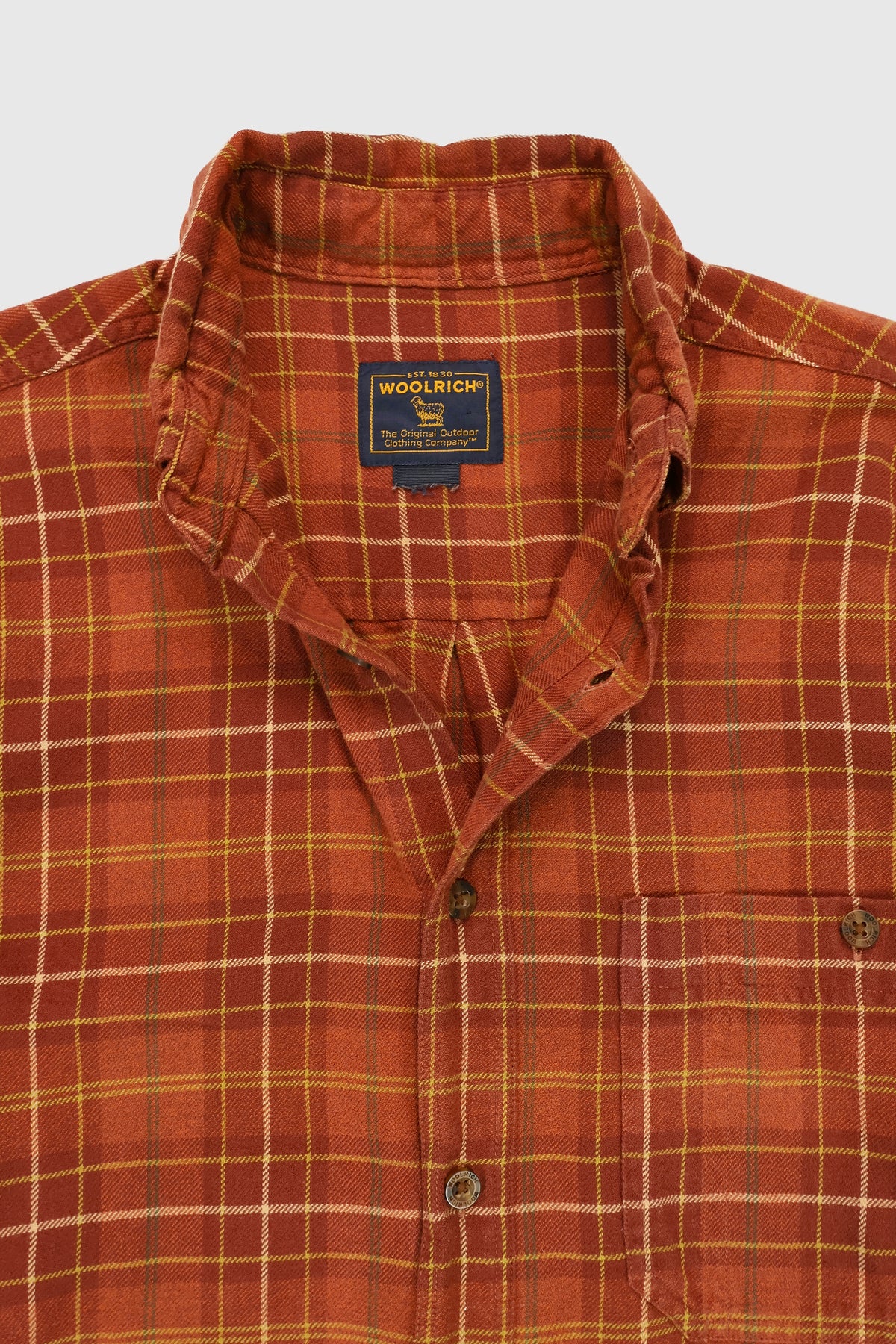 Vintage Woolrich Plaid Button-Down Shirt Image 2