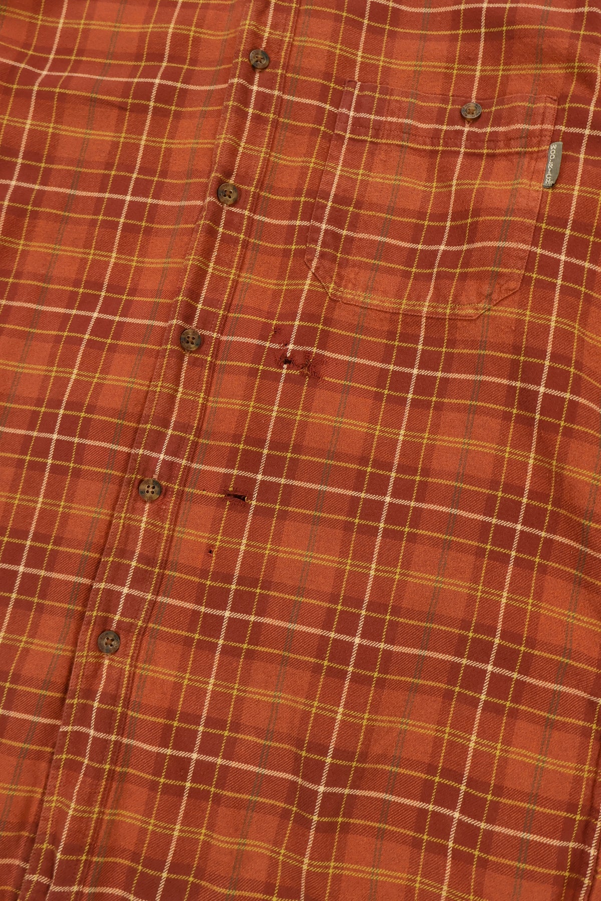 Vintage Woolrich Plaid Button-Down Shirt Image 3