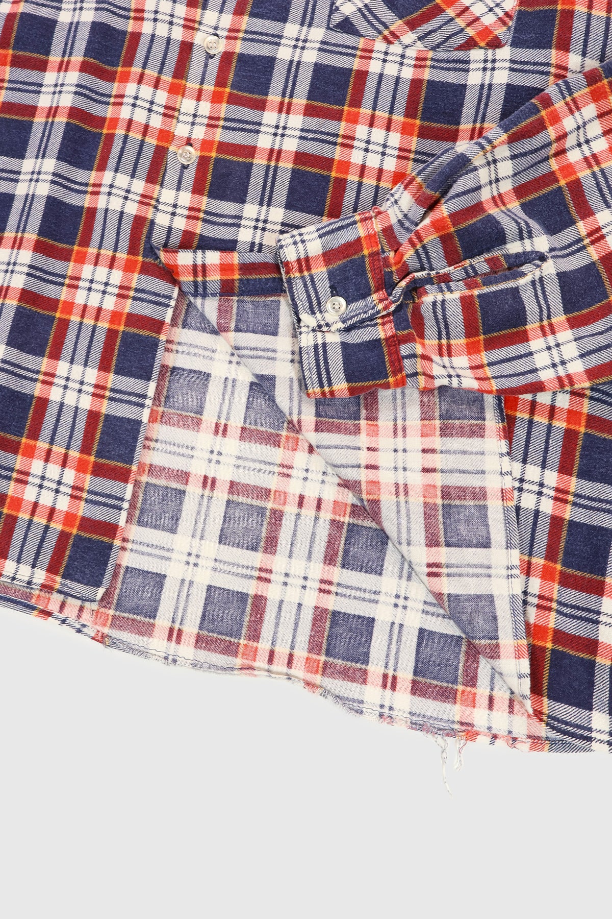 Vintage Dickies Lightweight Flannel Button-Down Shirt Image 4