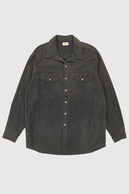 Vintage Heavyweight Flannel Button-Down Shirt Image 0
