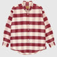 Vintage Red Plaid Button-Down Shirt Image 0
