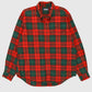 Vintage Frayed Land's End Plaid Button-Down Shirt Image 0