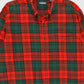 Vintage Frayed Land's End Plaid Button-Down Shirt Image 1