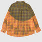 Vintage Plaid Bleached Flannel Button-Down Shirt Image 2