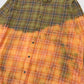 Vintage Plaid Bleached Flannel Button-Down Shirt Image 1