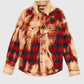 Vintage Bleached Heavyweight Plaid Button-Down Shirt Image 0
