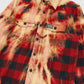 Vintage Bleached Heavyweight Plaid Button-Down Shirt Image 2
