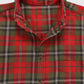 Vintage Red Plaid Button-Down Shirt Image 2